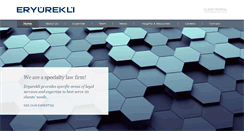 Desktop Screenshot of eryurekli.com