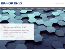 Tablet Screenshot of eryurekli.com